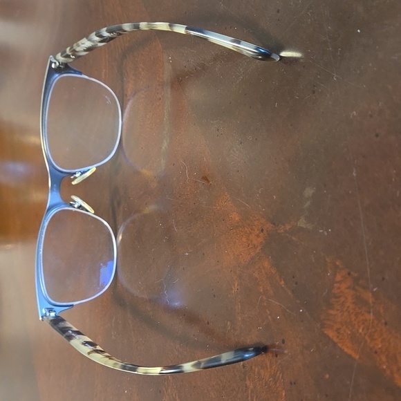 Prada Eyeglasses VPR 54S UEZ-1O1 Brown/Yellow Tortoise Frame Italy - Picture 4 of 6